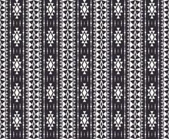 Ethnic aztec geometric shape stripes pattern black and white color seamless background. Use for fabric, textile, interior decoration elements, upholstery, wrapping. vector