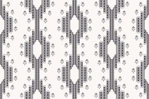 Ethnic aztec geometric shape seamless pattern background. Use for fabric, textile, interior decoration elements, upholstery, wrapping. vector