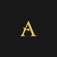 logo design abstract letter a and r vector