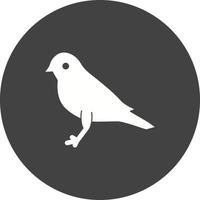 Bird Circle Background Icon vector