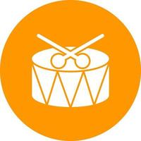 Drum Circle Background Icon vector