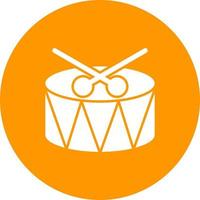 Drum Circle Background Icon vector