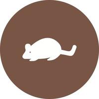 Mouse Circle Background Icon vector