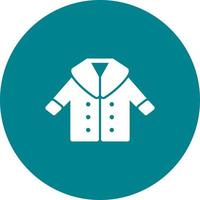 Coat Circle Background Icon vector