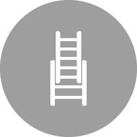 Ladders Circle Background Icon vector