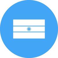 Argentina Circle Background Icon vector