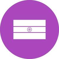 India Circle Background Icon vector