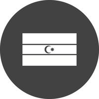 Azerbaijan Circle Background Icon vector