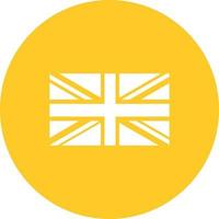 United Kingdom Circle Background Icon vector