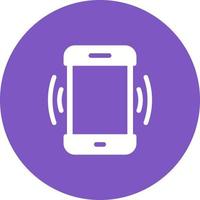 Vibration Circle Background Icon vector
