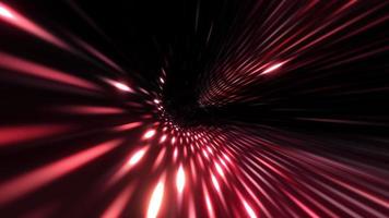 loop abstrato túnel voador de hipervelocidade digital escuro video