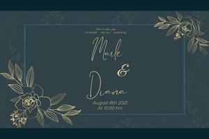 Wedding Invitation card flyer Template