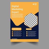 Digital Marketing Flyer Template vector