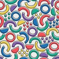 Crazy bright abstract, geometric pattern. Vector illustration. Easy to change colors