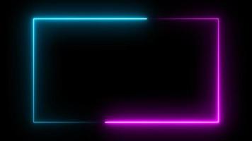 Popular LOOP Abstract Background Seamless Looping Ultraviolet Fluorescent 4k Fluorescent Glow Abstract Lines Neon Web Background Box Pattern LED Screen Projection Technology video