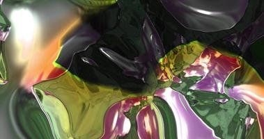 animazione colorata astratta. sfondo liquido multicolore. bella trama sfumata, sfondo multicolore astratto in movimento video
