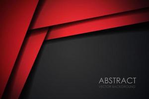 Red background overlap dimension grey vector