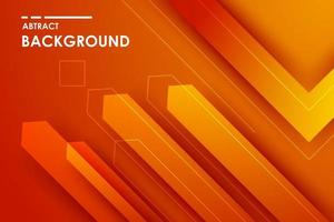 Abstract modern background gradient color. Orange gradient arrow shape. eps10 vector