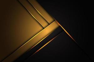 Abstract gold on black metallic texture with simple text design modern luxury futuristic background EPS10 vector