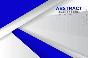 Abstract blue and white triangle overlapping layers geometric background a combination vector