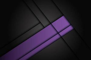 Abstract purple overlap on dark grey metallic design modern futuristic background. EPS10 vector