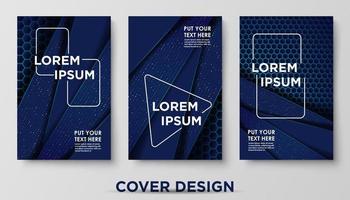 Modern abstract covers set. Cool gradient shapes composition, shapes, geometric elements. Applicable for placards, brochures, posters, covers and banners. Eps10 vector