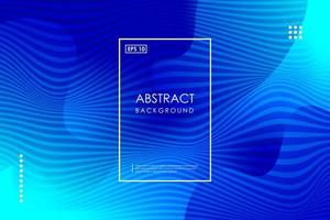 Abstract blue liquid gradient wavy geometric background modern with colorful style gradient color. landing page, cover page, Eps10 vector