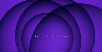 colorful purple gradient background. Abstract circle papercut smooth color composition. eps10 vector