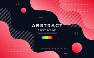 modern abstract red dark wavy geometric shape composition background. eps10 vector