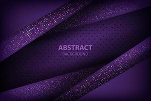 Dark abstract background purple with black overlap layers