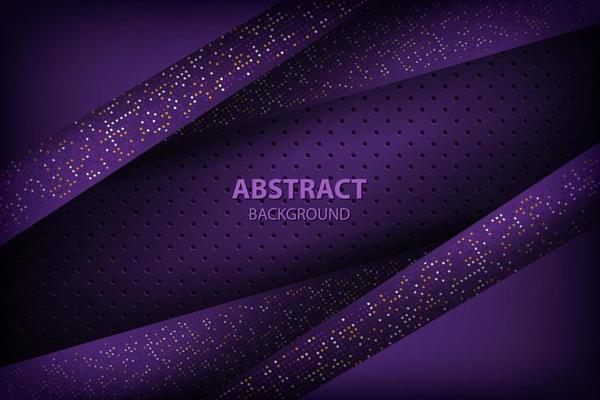 Dark abstract background purple with black overlap layers