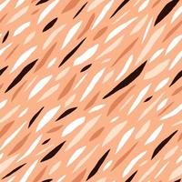 Simple seamless pattern with hand drawn dashes and lines. Abstract brush stripes texture. Animal skin background. Vector illustration