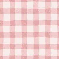 Seamless pattern with square hand drawn texture. Rustic checkered tablecloth. Vector illustration for print, design, fabric.