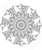 Mandala Coloring Pages For Adults And Kids vector
