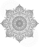 Mandala Coloring Pages For Adults And Kids vector