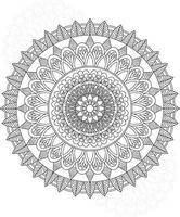 Mandala Coloring Pages For Adults And Kids vector
