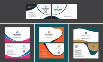 Creative Modern Business Card Design Template vector