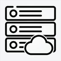 Isolated Internet of Things Line Icons EPS 10 Free Vector Graphic