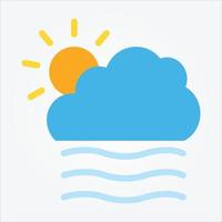 Isolated Weather Icons EPS 10 Free Vector Graphic