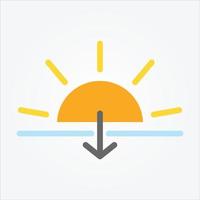 Isolated Weather Icons EPS 10 Free Vector Graphic