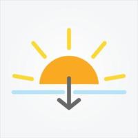 Isolated Weather Icons EPS 10 Free Vector Graphic