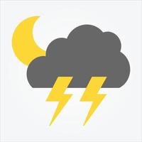 Isolated Weather Icons EPS 10 Free Vector Graphic