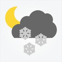 Isolated Weather Icons EPS 10 Free Vector Graphic