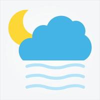 Isolated Weather Icons EPS 10 Free Vector Graphic