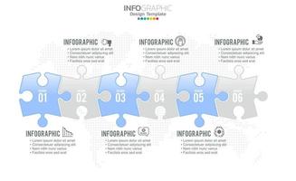 Business timeline infographic chart template design vector