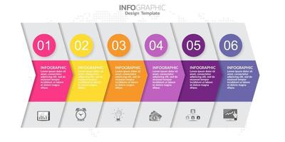 elementos infográficos de línea de tiempo para contenido, diagrama, diagrama de flujo, pasos, partes, línea de tiempo, flujo de trabajo, gráfico. vector