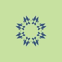 pastel colored symbol for logo vector