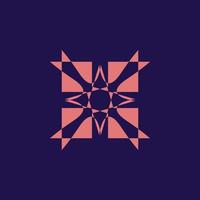 pastel colored symbol for logo vector