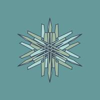 pastel colored symbol for logo vector