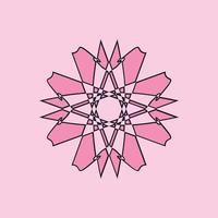 pastel colored symbol for logo vector